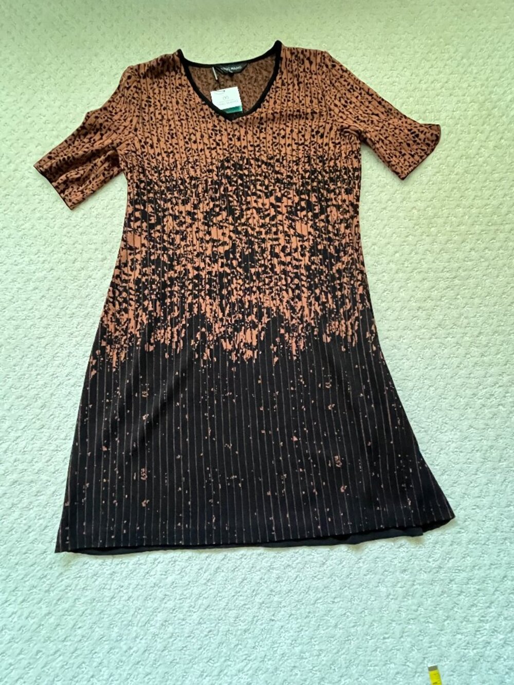 Ming Wang Abstract Print Knit Dress NWT Small/Medium